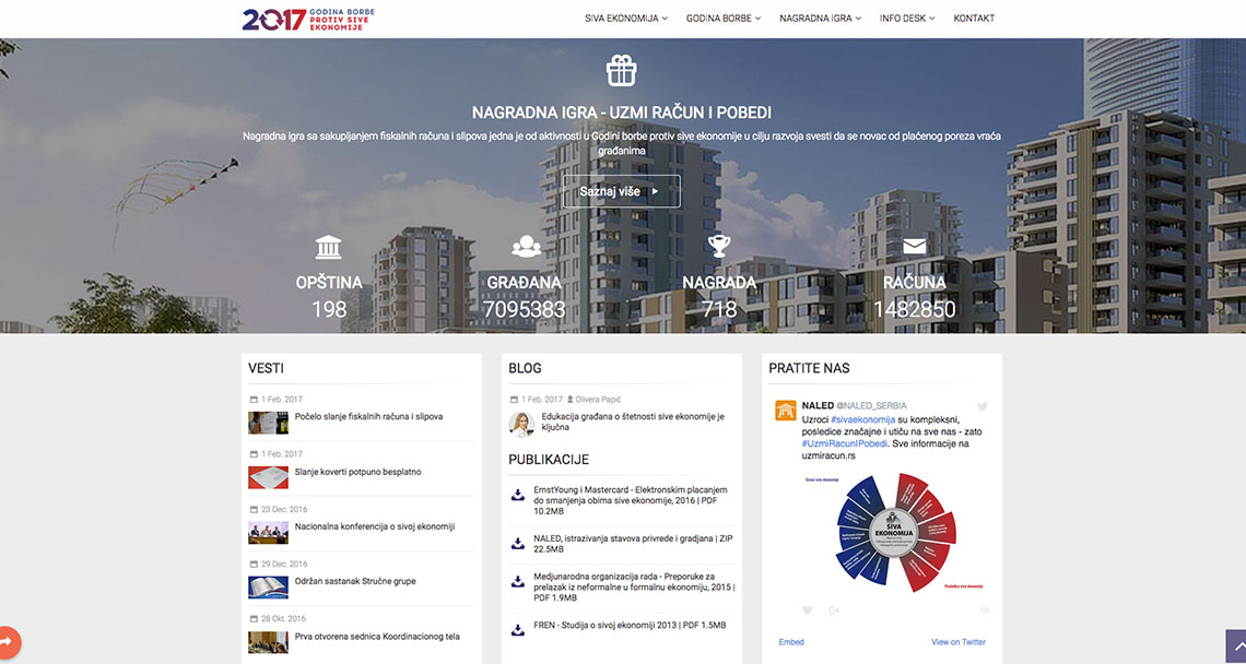 Zea Stim R&D | Web design | Nagradna igra - Uzmi račun i pobedi